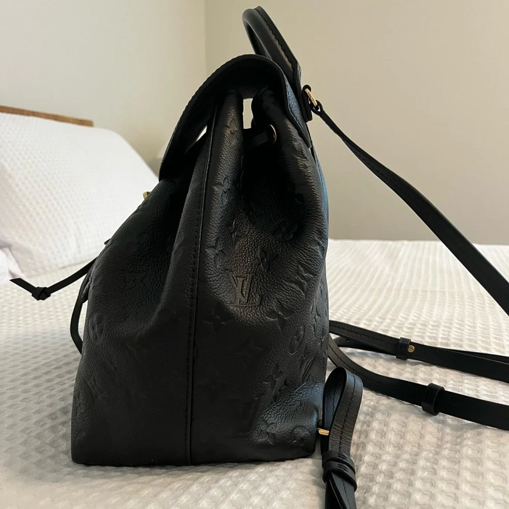 LOUIS VUITTON Empreinte Montsouris NM Backpack Black DISCONTINUED - Picture 6 of 16